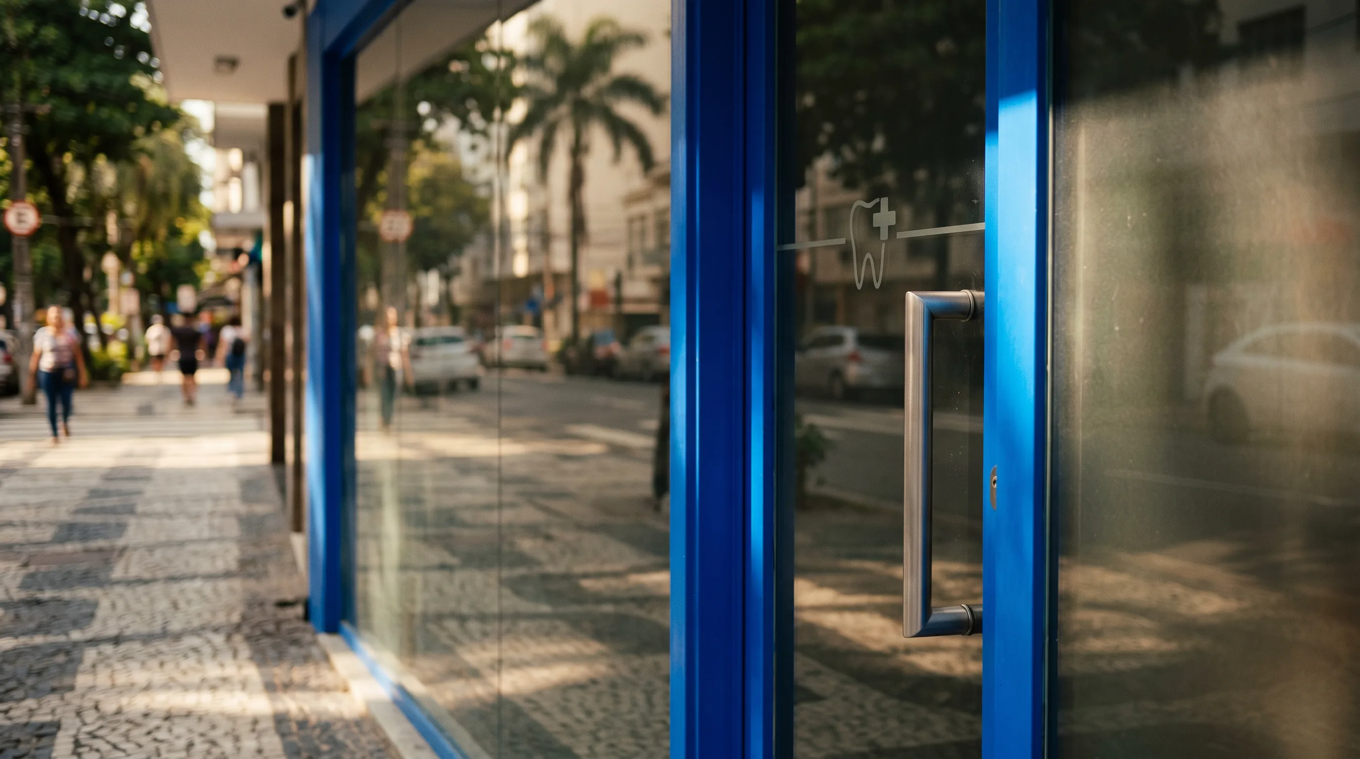 Entrada de clínica odontológica